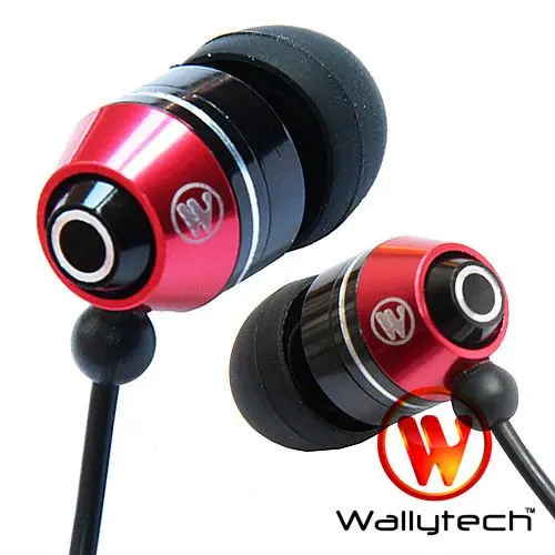 Wallytech WEA-106 Stereo High quality metal Earphone 3.5 mm In-Ear For phone for music Free shipping | Электроника