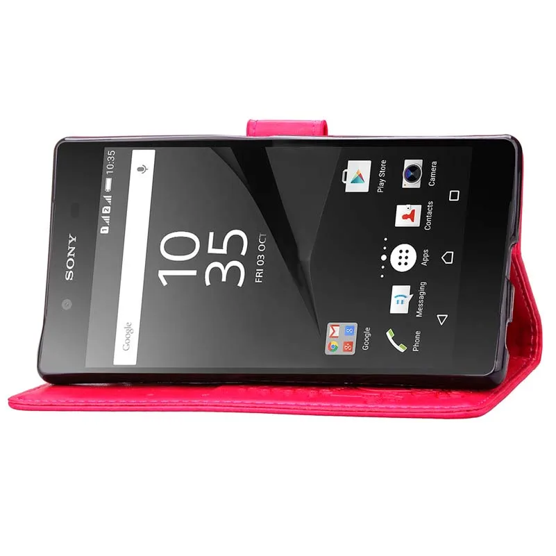 BEFOSPEY с четырьмя листами чехол для телефона sony Xperia Z2 Z3 Z5 мини E3 E4 L1 E6 XP2 L50W L2 XA2 ультра