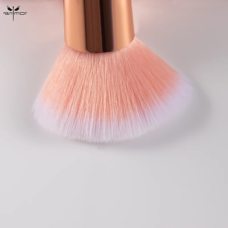 Anmor 10 шт./лот, кисти для макияжа, Мраморная Кисть для макияжа, профессиональный набор для нанесения основы, бровей, теней, пудры, румян, косметические инструменты