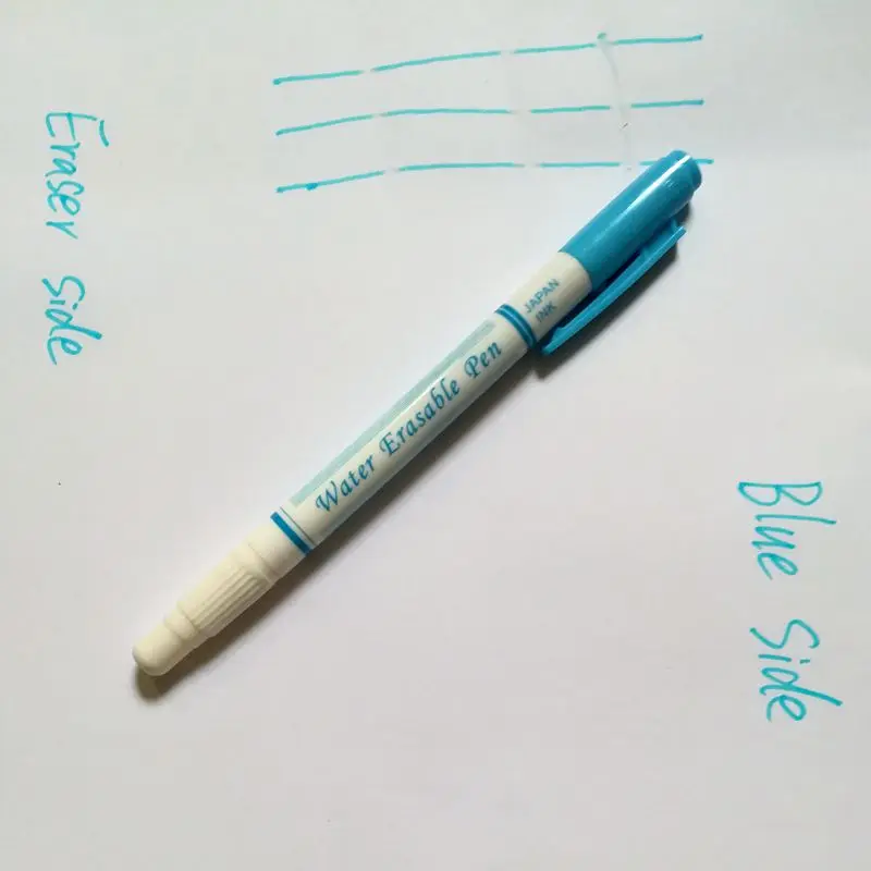 JHG 2 Side Cross Stitch Water Erasable Pens Grommet Ink Patchwork Fabric Marker Paint Marking DIY Needlework Sewing Tools | Канцтовары