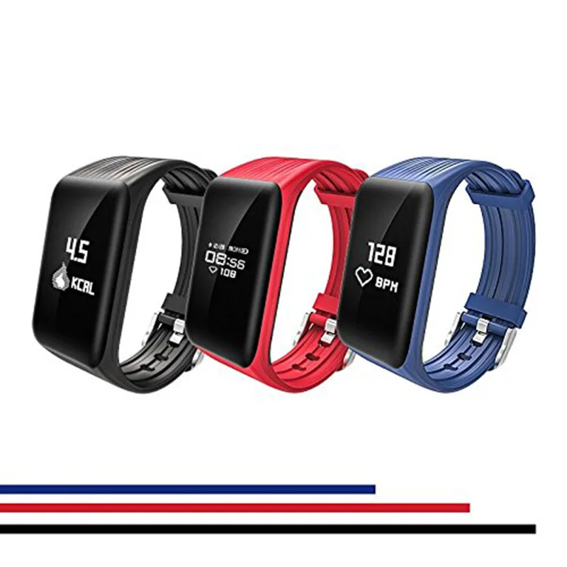 Умный Браслет K1 с пульсометром спортивный трекер для iOS и Android дропшиппинг |
