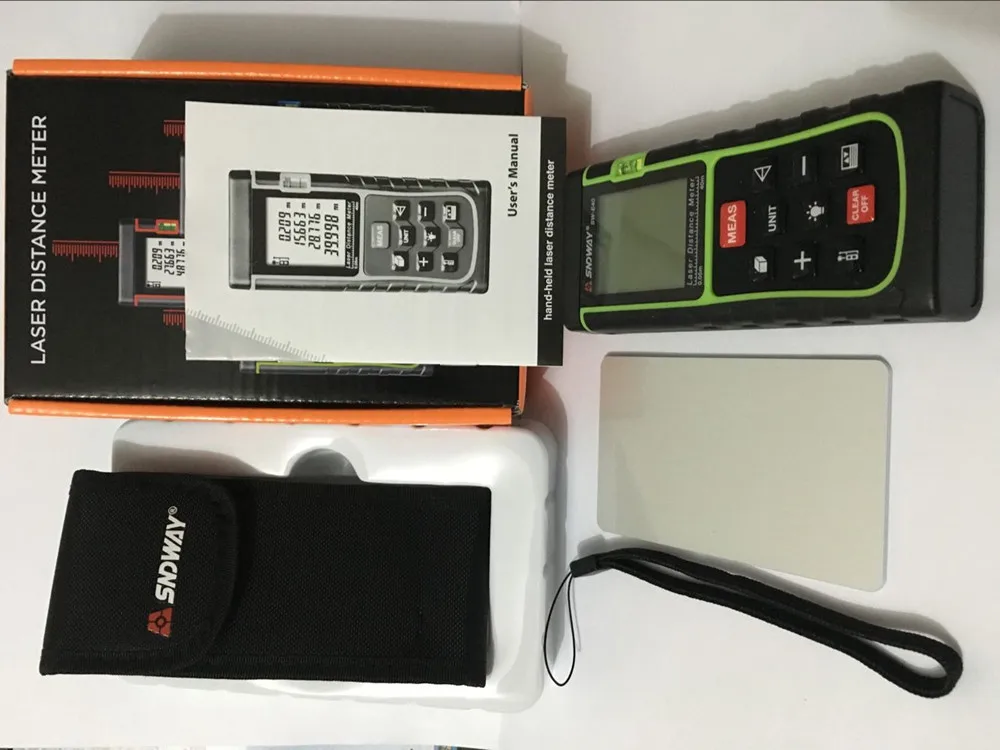 Дальномер лазерный SNDWAY SW E40 RZ40 40 м цифровой дальномер рулетка измерение