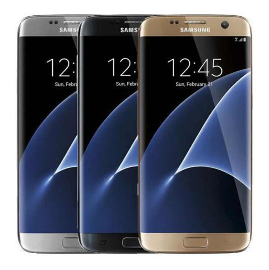 Оригинальный разблокированный Samsung Galaxy S7 Edge G935F LTE Android мобильный телефон восемь