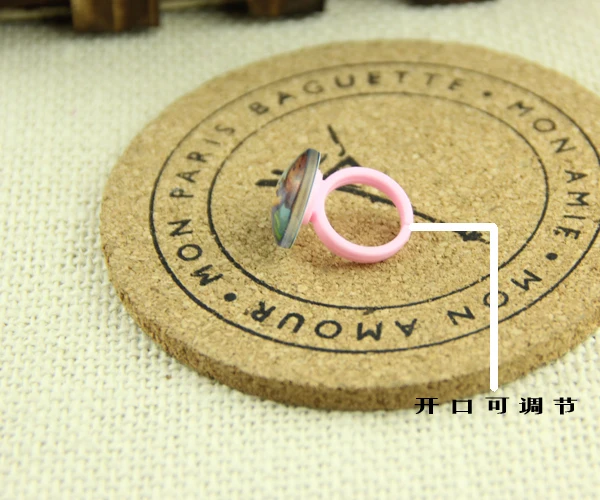 36 шт. милые кольца из акриловой смолы с изображением Супермена и