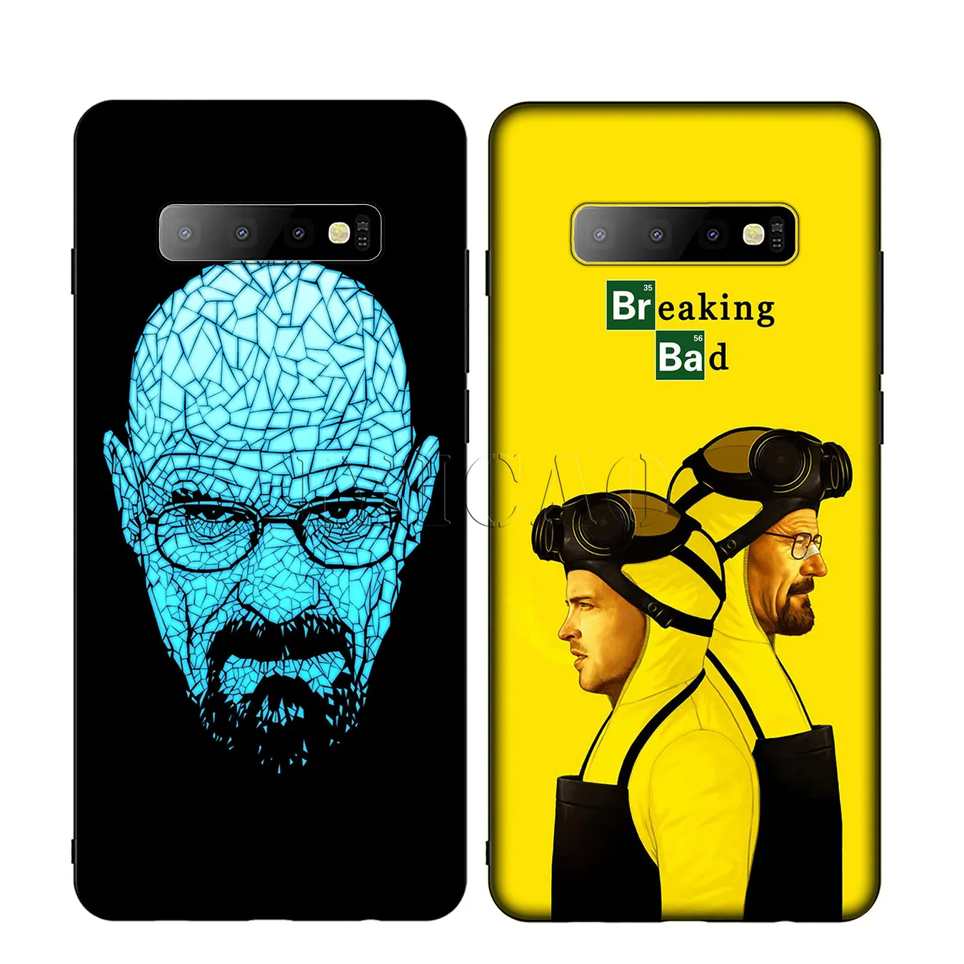 Силиконовый мягкий чехол IYICAO Breaking Bad Head для Samsung Galaxy S10 S9 S8 Plus S6 S7 Edge S10e E|Бамперы| |