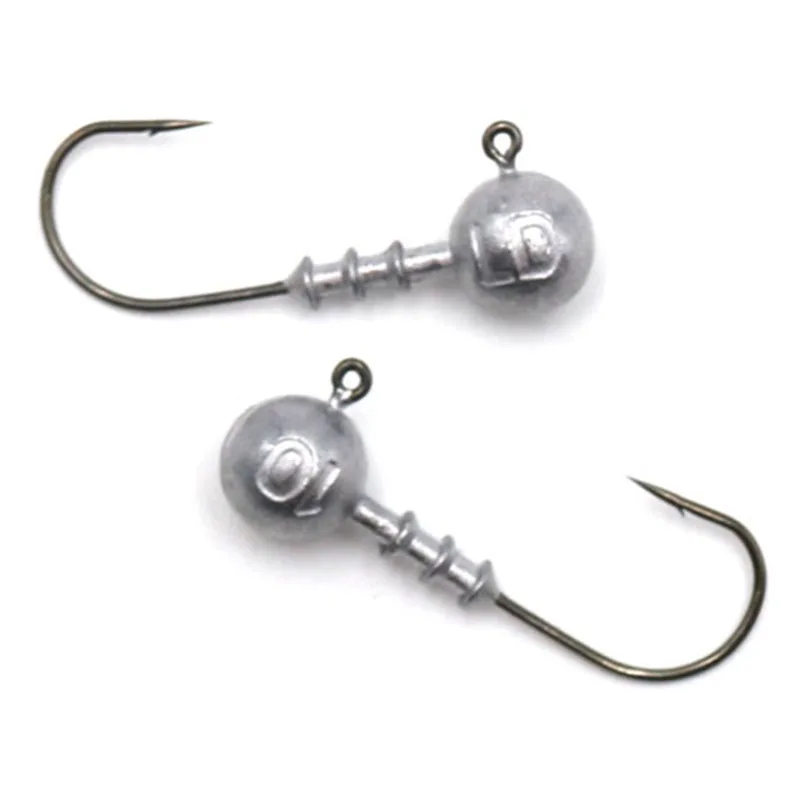 HISTOLURE 5 шт./лот открытые Lead Jig Head крючок 3.5g 5g 7 г 10 с зазубринами мягкие приманки