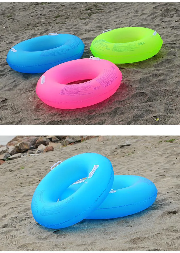 New Summer Fluorescent Inflatable Ring Pool Floats Swimming Circle Wheels For Adult kids Water Sports Toys | Спорт и развлечения