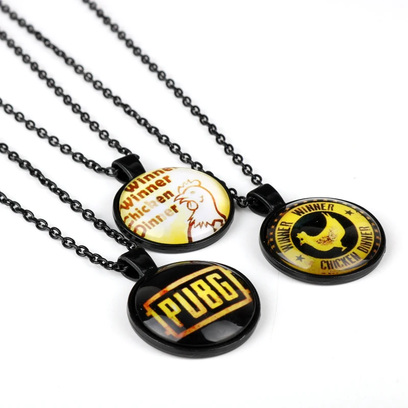 MQCHUN Game PLAYERUNKNOWNS BATTLEGROUNDS Necklace PUBG H1Z1 Pendant Champion Pot Link Chain for Women Men-30 | Украшения и
