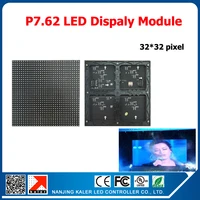 kaler factory price p7 62 indoor full color led display video rgb led panel module with 116 scan current driving 244244mm