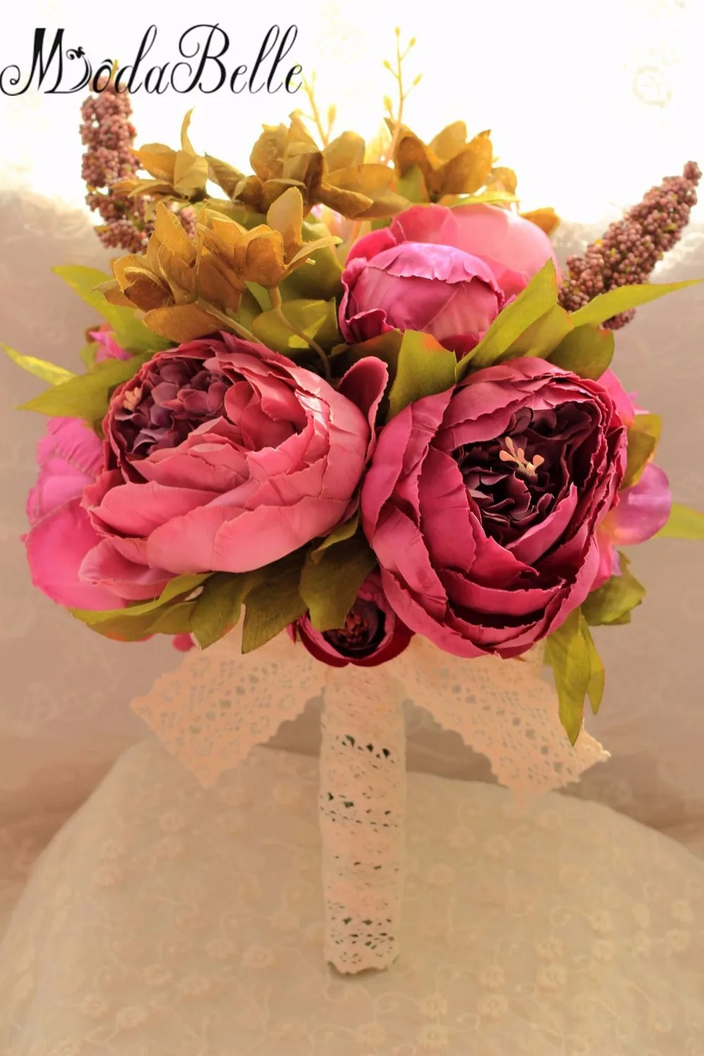 Новинка 2016 свадебный букет искусственные цветы для подружек невесты розовый