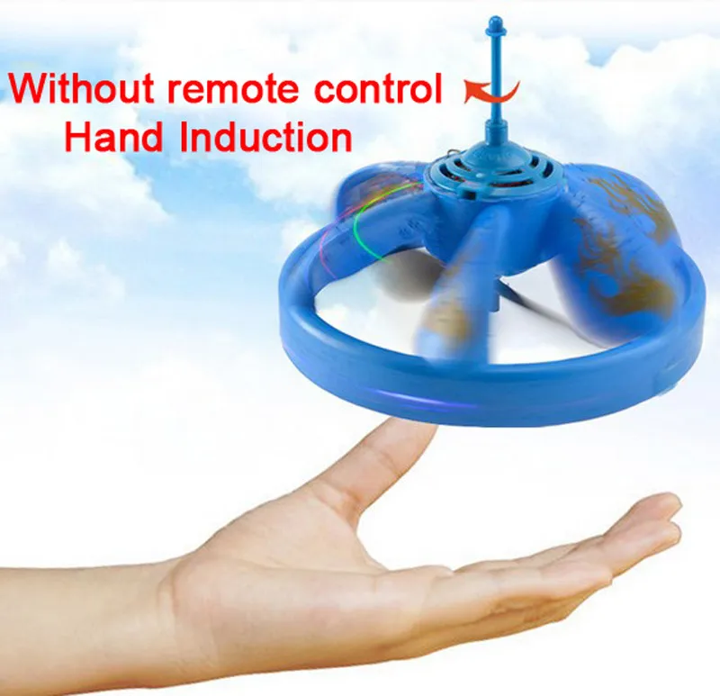 

Infrared Sensor Flying Saucer UFO Hand Induced Hovering Floating Flight Hand Movement Toy UFO RC Remote Control Toys Magic Trick