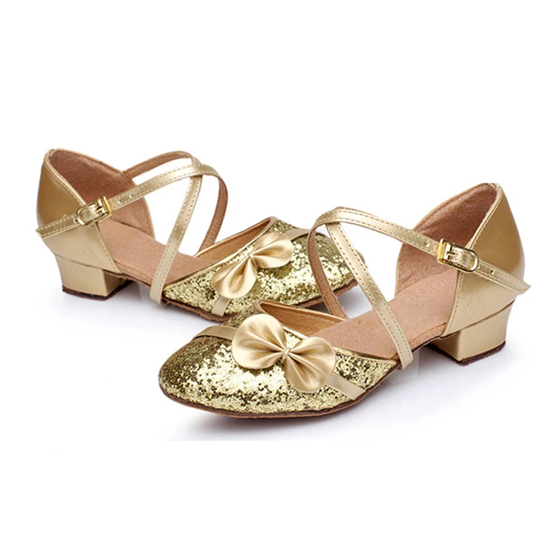 woman shoes latin girls glitter ballroom dance closed toe standard children women |