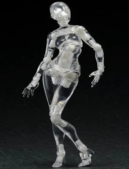 Аниме Figma Archetype Body chan Body kun ferrite, фигурка, прозрачный цвет, подвижная ПВХ Коллекция, модель, игрушки для детей