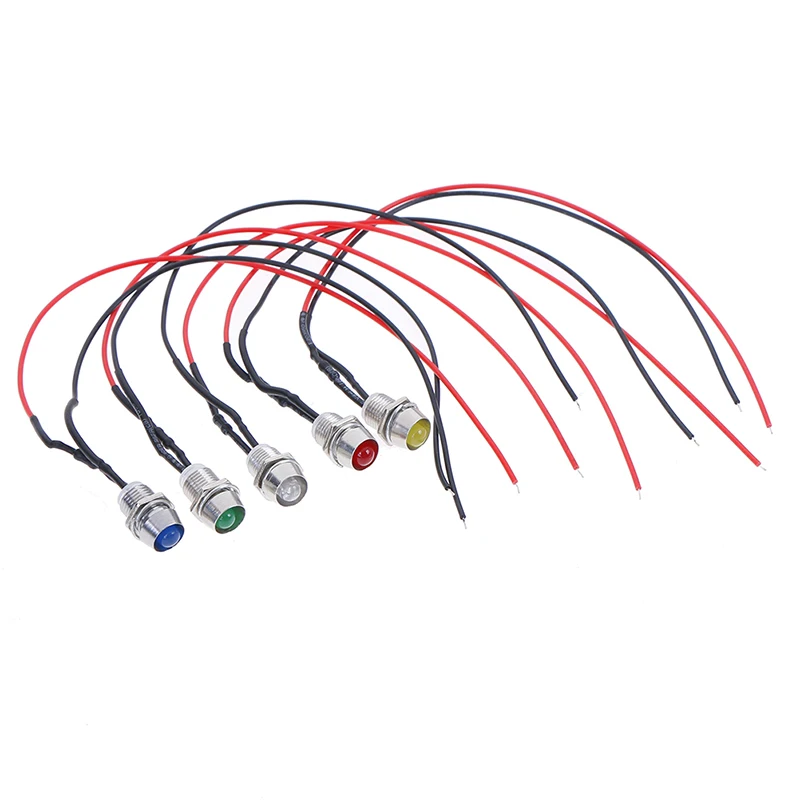 1PCS Metal 12V 0.31&quot LED Indicator Dash Light Lamp Car Truck Lights Accessories | Лампы и освещение