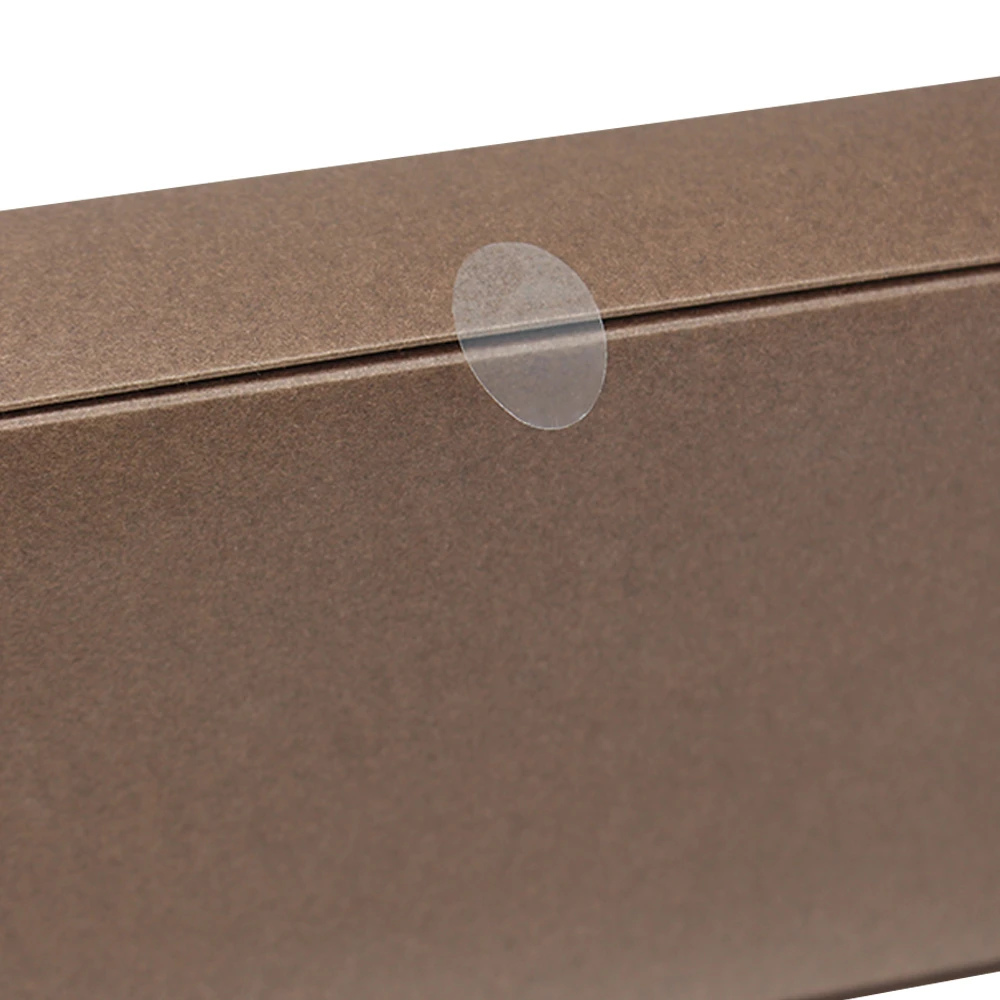 DHL ПВХ прозрачная Вечеринка стикер Эллипс с вязкой самоклеющейся этикеткой