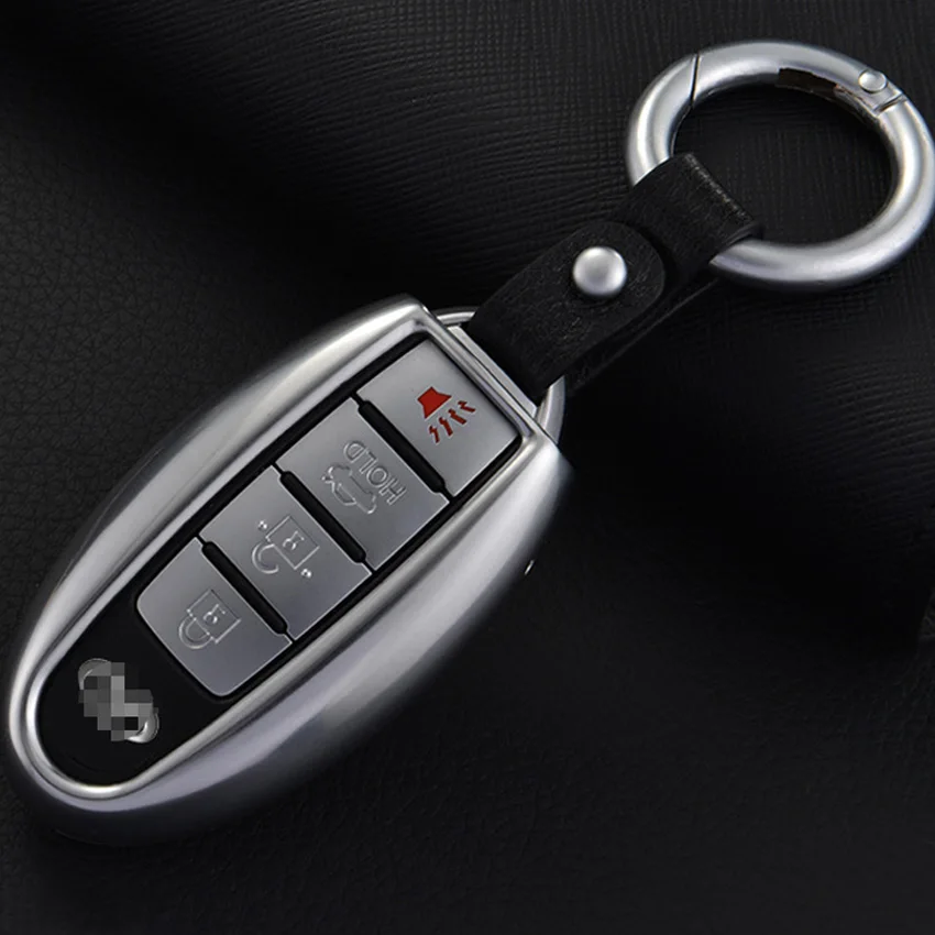 

3 or 4 or 5 Buttons Aluminum Alloy Car Key Case Cover For Infiniti G25 G37 FX37 FX50 EX35 EX37 Q70L M45 M56 Q60 QX50 QX70 JX35