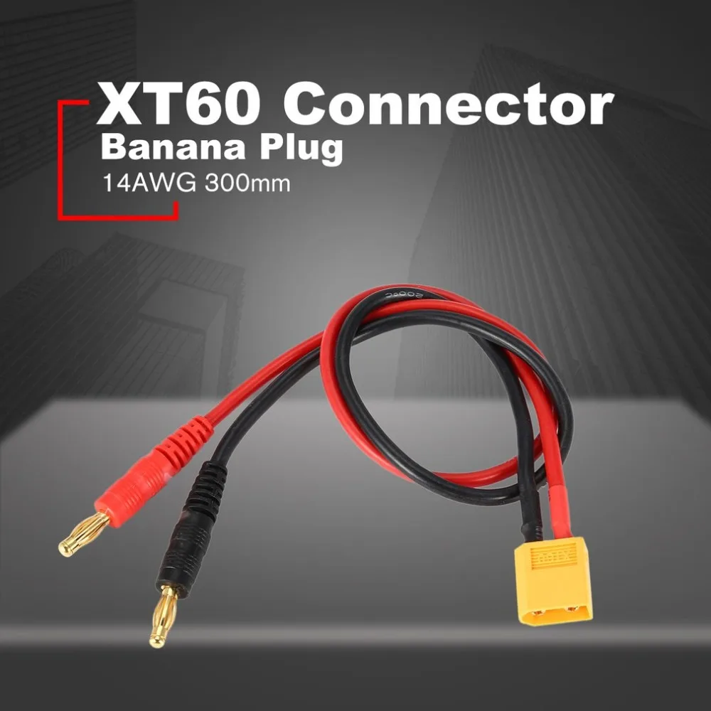 14AWG Мужской Разъем типа &quotбанан&quot к XT60 разъем провод с вилкой Кабельный адаптер