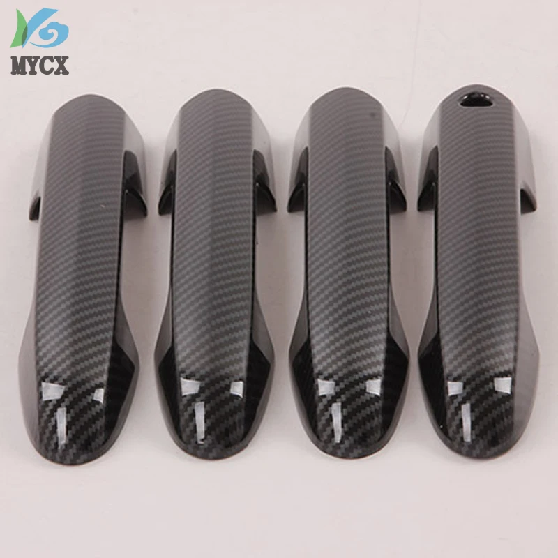 Аксессуары для Toyota Rav4 Rav 4 2019 2020 наружная дверная ручка из углеродного волокна