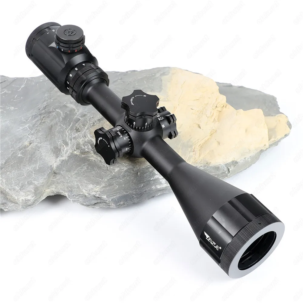 BSA STS 4 16x44 ИК тактический оптический прицел RGB подсветкой Стекло сетка Охота