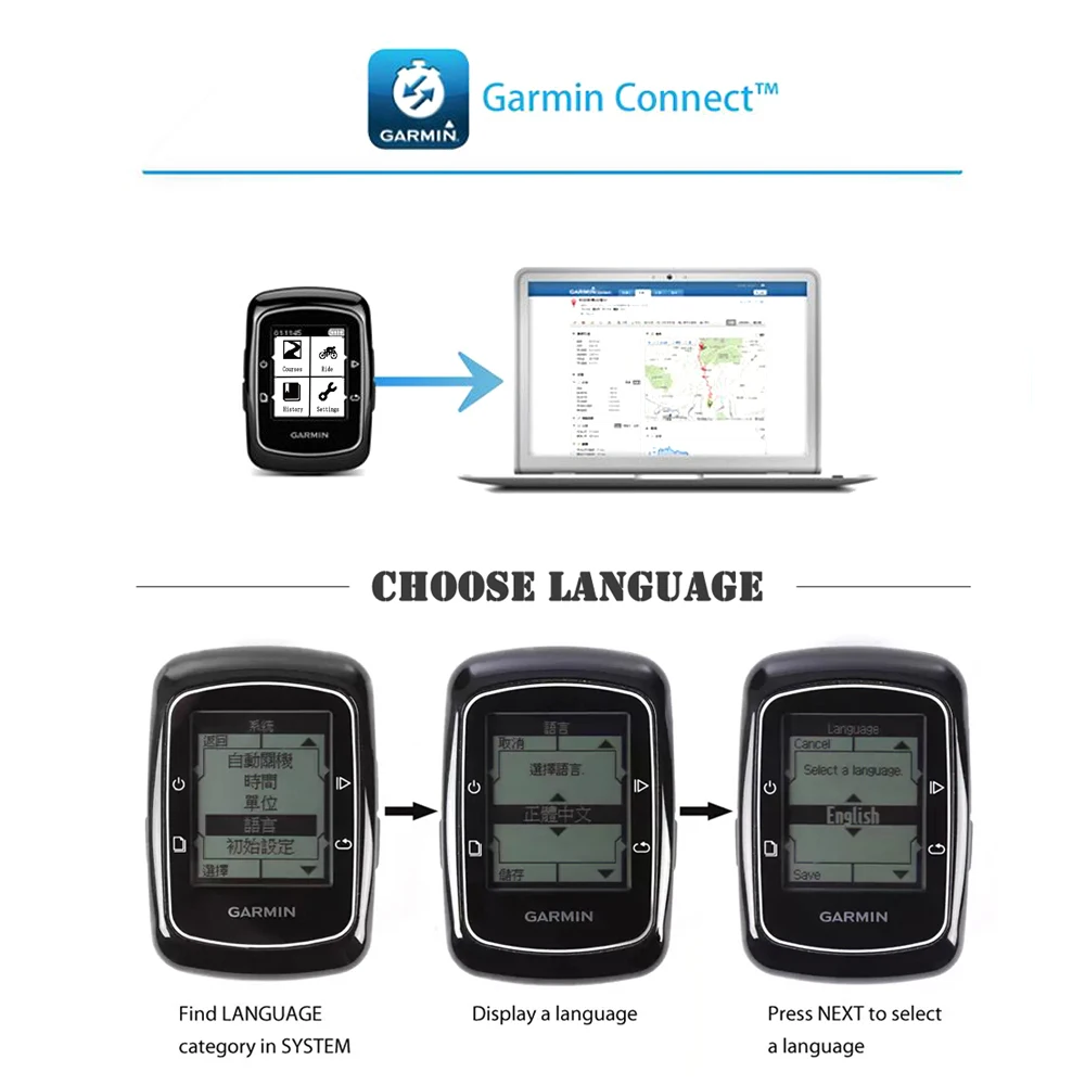 GARMIN Edge 200 gps включен велосипедов компьютер IPX7 велосипед Велоспорт компьютер MTB шоссейном велосипеде Беспроводной спидометр велосипед Mileometer