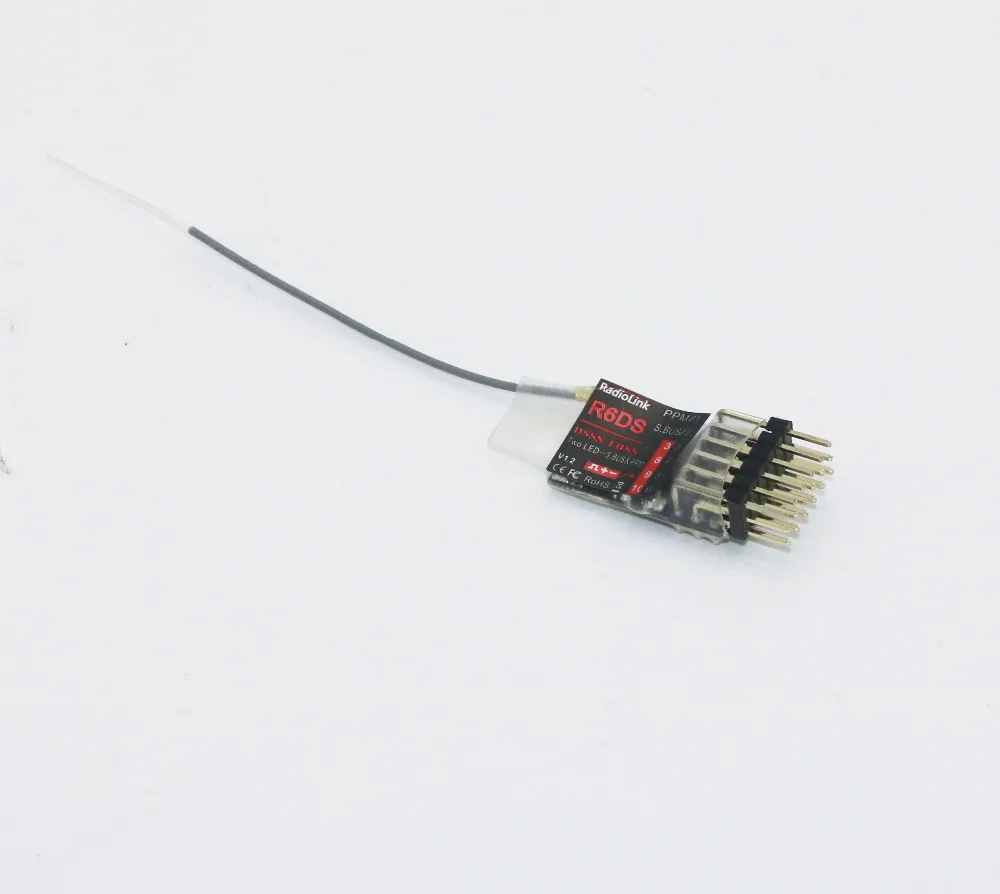 5 шт./лот RadioLink R6DS 2 4G 6CH приемник для AT9 AT10 передатчик поддержка PPM SBUS | Игрушки и