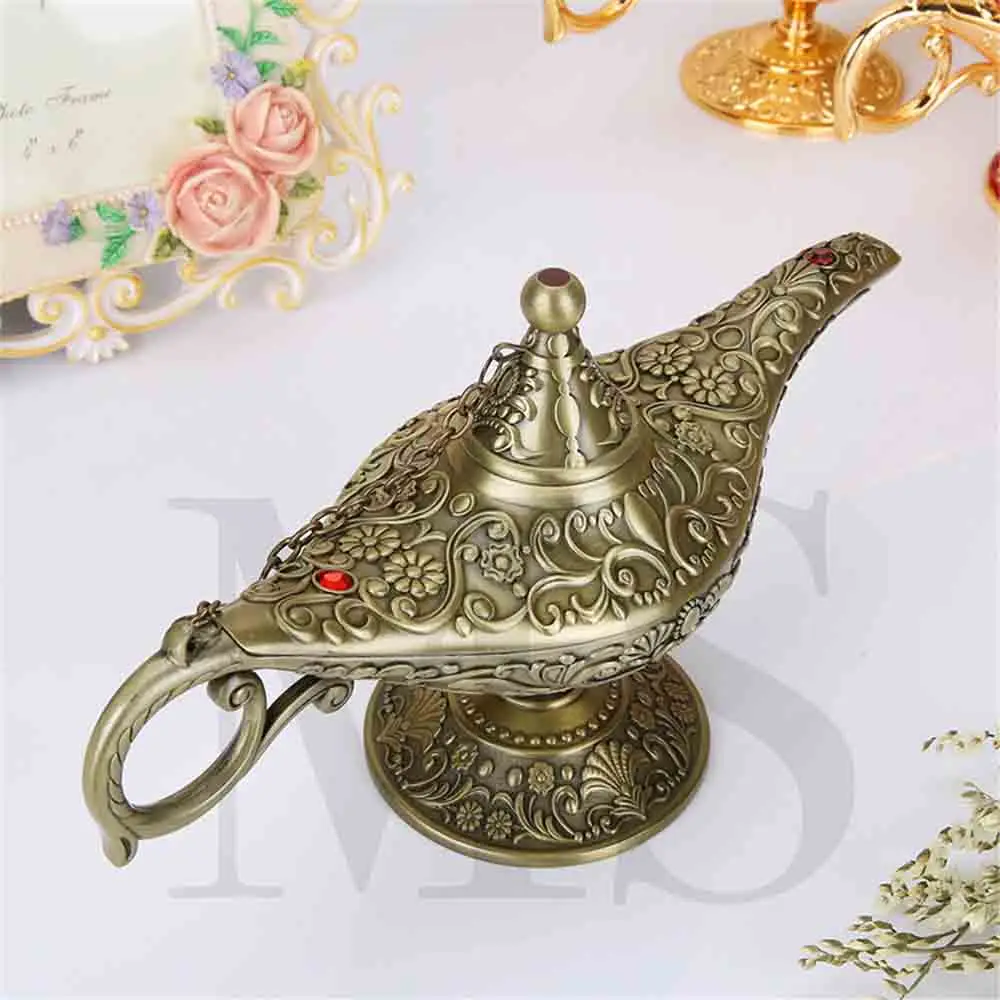 Косплей Античный стиль сказка Аладдин Волшебные лампы чай горшок лампа джинна