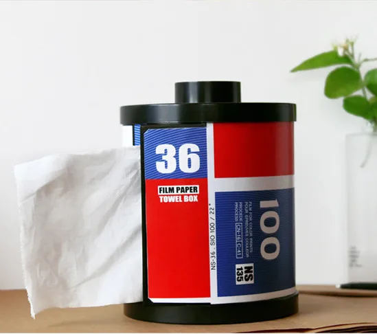Creative film tissue box pumping paper towel tube Home Car Tissue Case Box Container Towel Napkin PapersBox | Дом и сад