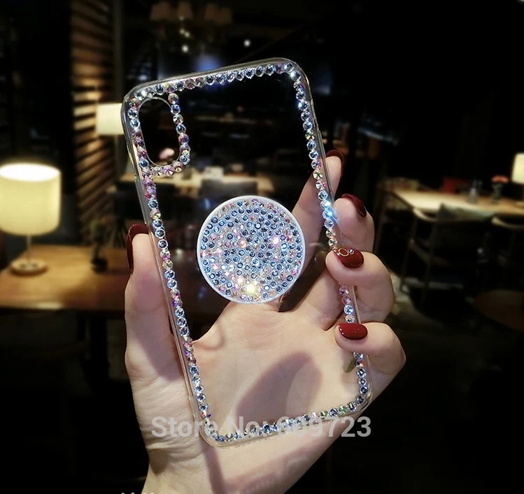 Для Samsung Galaxy A3 A5 A7 A8 + A9 A6 плюс 2015 2016 2017 2018 Star A6s Diamond расширяющаяся подставка со
