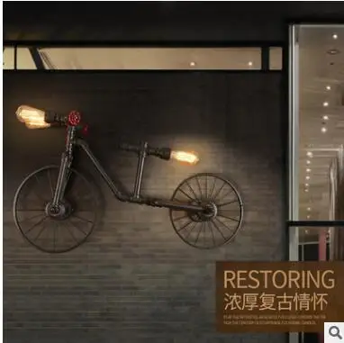 Американская велосипедная люстра в стиле ретро Лофт индастриал ностальгия для