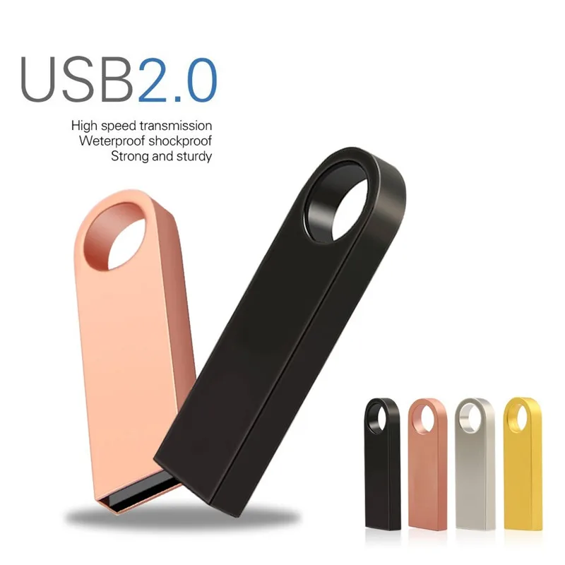 Супер мини металлическая Флешка 2019 64 ГБ карта памяти 32 Гб USB флеш накопитель 16 4 8