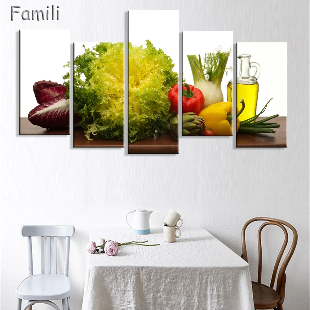 5 шт. Настенная картина клубника и овсянка|art pictures|picture for kitchenkitchen pictures |