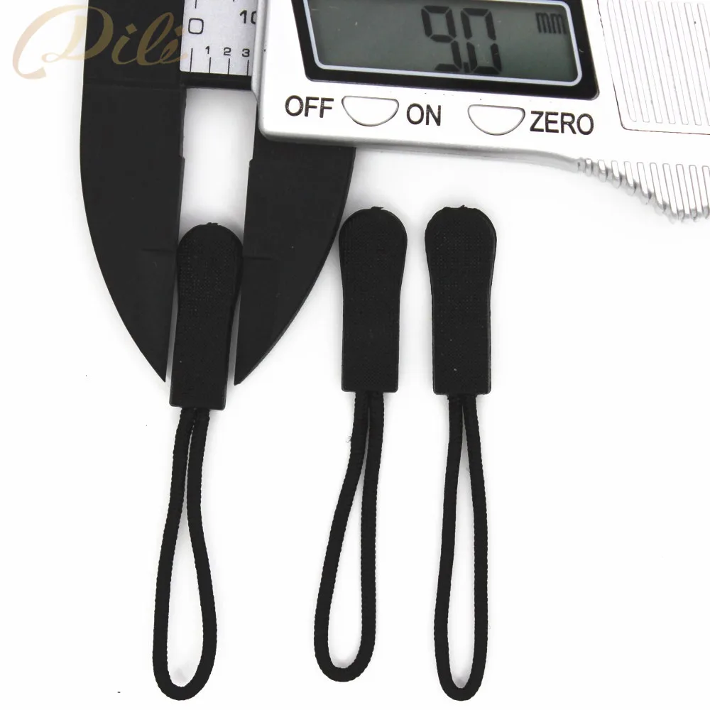 10 шт./лот ПВХ молния слайдер чемодан на молнии скольжения веревка Съемник клип слайдер шнур для сумок одежды аксессуар