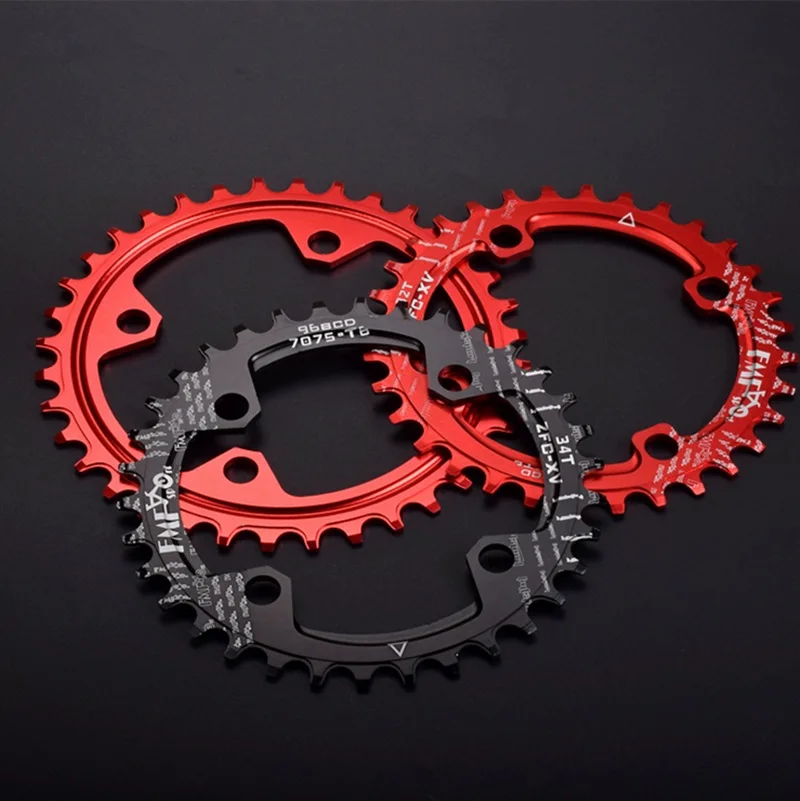 FMF велосипедная круглая Звездочка BCD 96 мм 32/34/36/38 т цепное кольцо MTB Горный