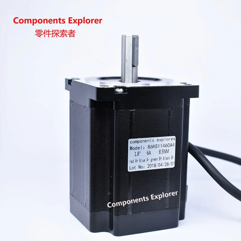 Шаговый двигатель NEMA 34 с ЧПУ 86x8 5 мм нм 6 А D14 Nema34 шаговый унций/дюйм для