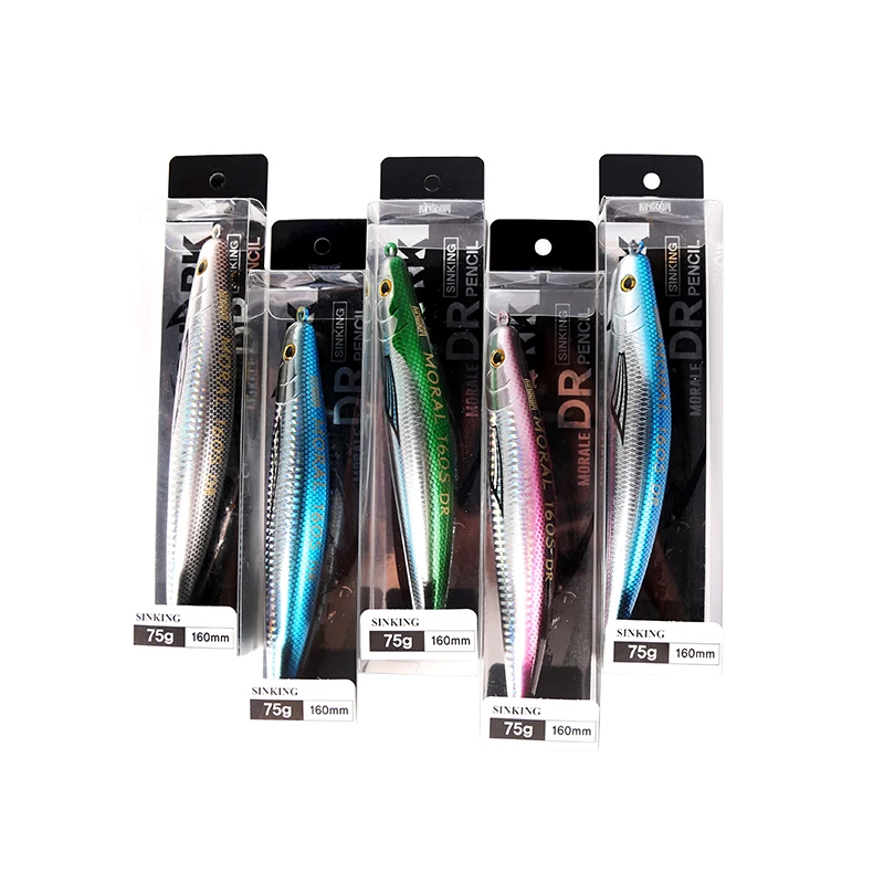 

Kingdom Fishing Lures 160mm 75g 1pc Large Sea Fishing Lure Sinking Pencil Hard Baits Suitable For L arge Fish on Boat fishing