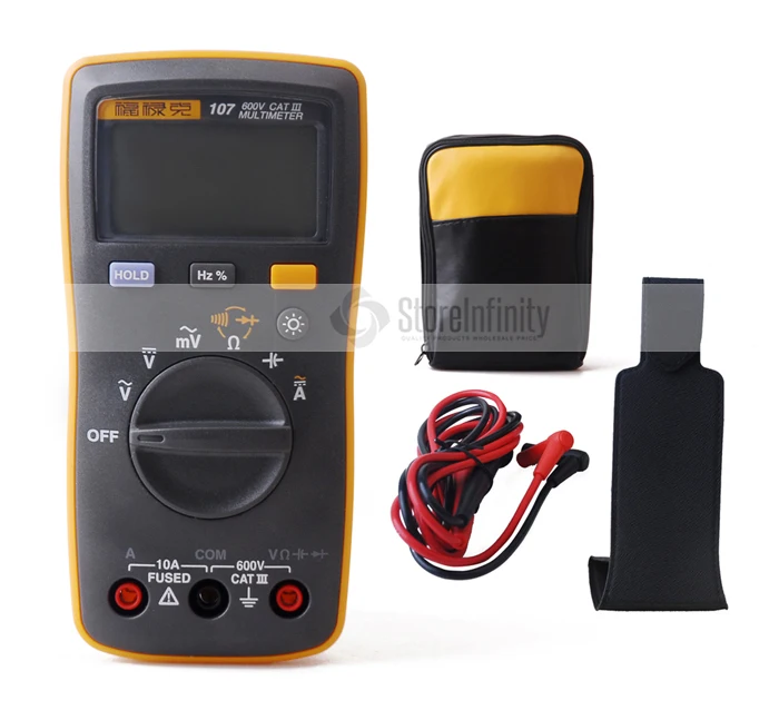 Цифровой мультиметр Fluke 107 с автоматическим диапазоном ручной тестер