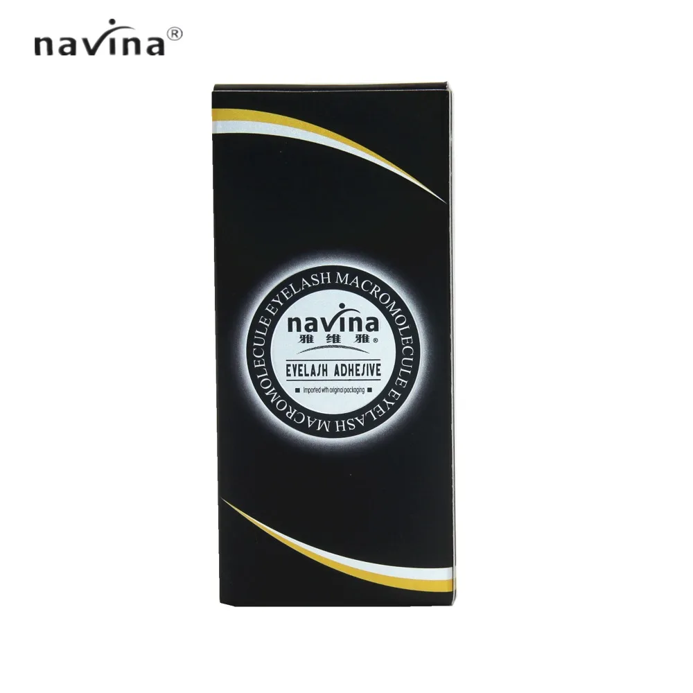 Новое поступление 2016 клей для ресниц NAVINA черный длительный срок службы 50 дней без