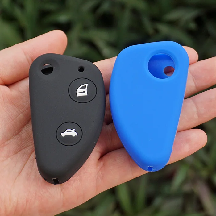 Силиконовая резина для Alfa Romeo 147 156 166 GT JTD TS flip 2 3 button remote keyless Protect skin set hood set|fob