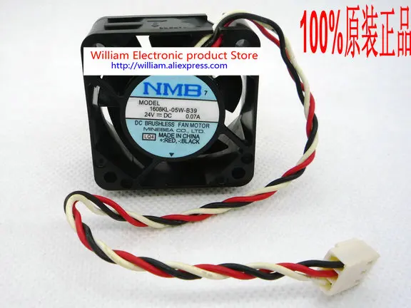 

Новый оригинальный вентилятор охлаждения NMB 1608KL-05W-B39 4020 DC24V 0.07A 4 см FANUC CNC