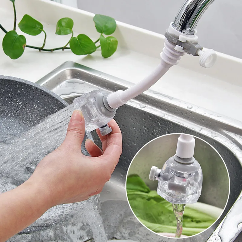 Вращающийся кран расширитель Bubbler брызгозащищенный оголовье клапан снижение давления воды Носик экономии воды кухонный кран фильтр