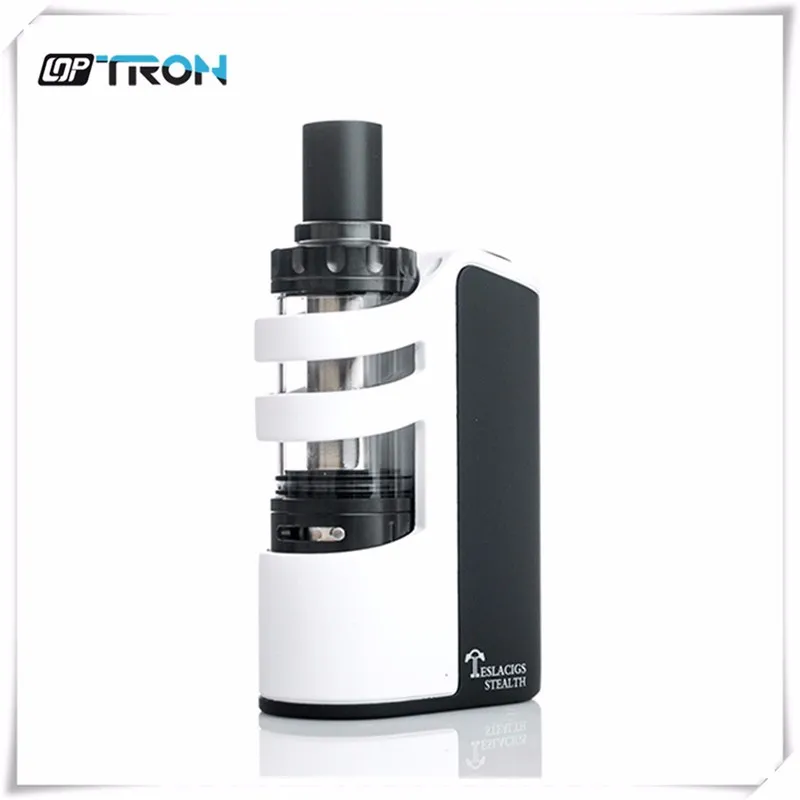 4 комплекта Оригинал Тесла стелс 100 Вт TC starter kit электронная сигарета 2200 мАч teslacigs