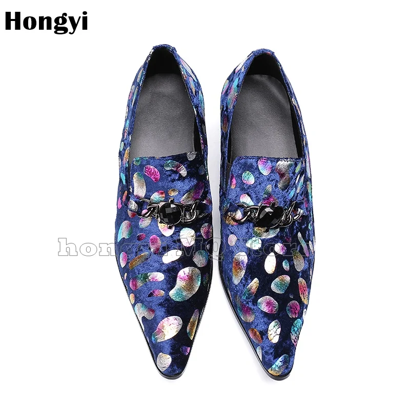 Top Quality Fashion Leopard Prints Male Casual Shoes Leather Dress Men Loafers Slip On Comfortable Party | Обувь