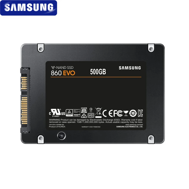 Оригинальный Внутренний твердотельный накопитель SAMSUNG SSD 860 EVO 500 Гб жесткий диск