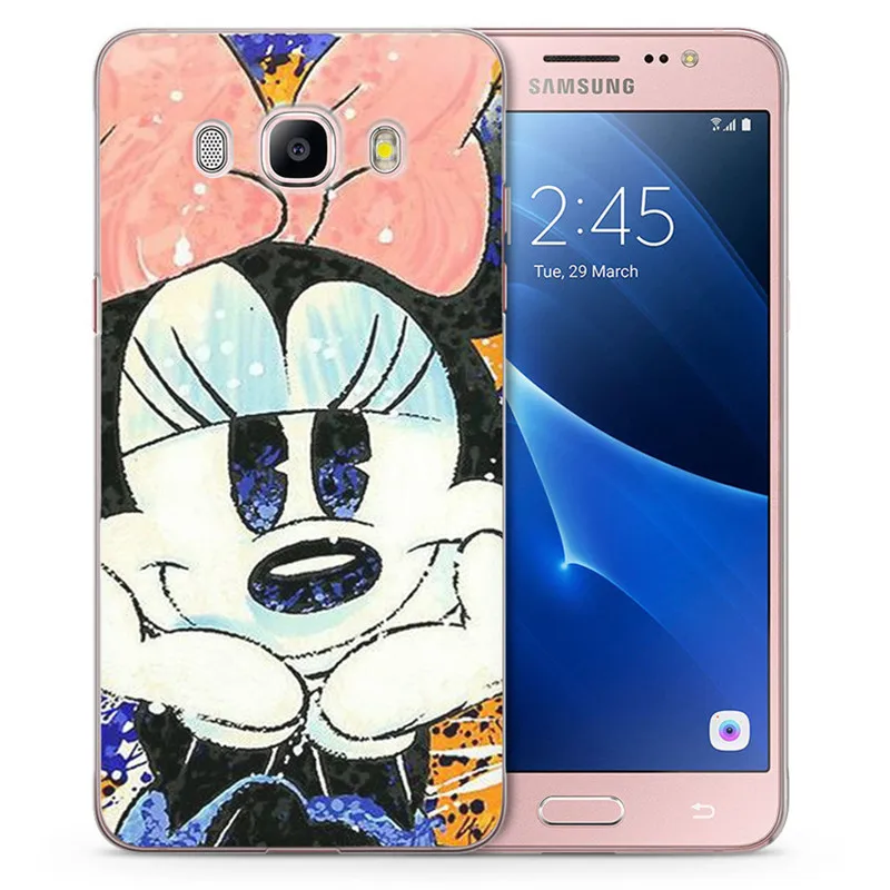 Чехол для телефона Samsung Galaxy A3 A5 2016 2017 Мягкий Силиконовый ТПУ рисунок Микки и Минни