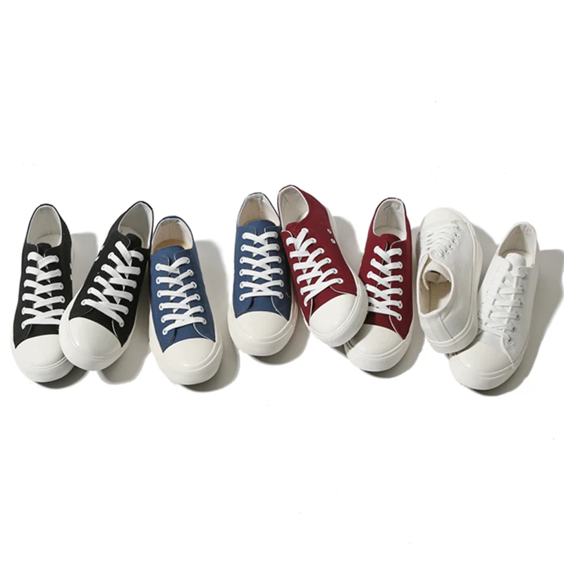 Новинка 2018 парусиновая Мужская Вулканизированная обувь черные дышащие