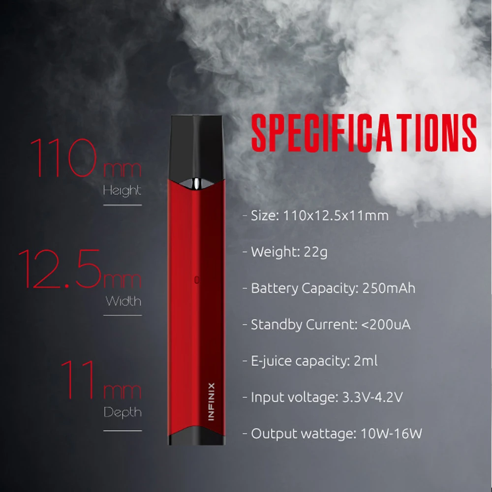 Оригинальная электронная сигарета SMOK Infinix 1 2 в комплекте мини-Стик вейп-ручка