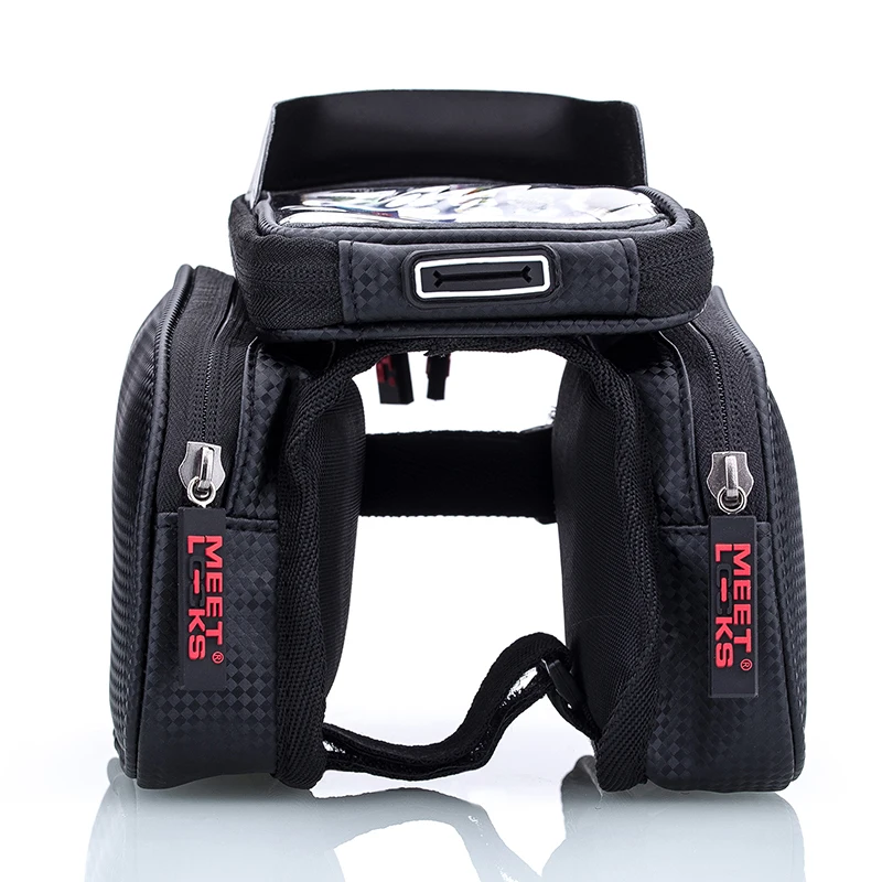 MEETLOCK Аксессуары для велосипеда кожаная велосипедная сумка передняя 5.7 дюймовая