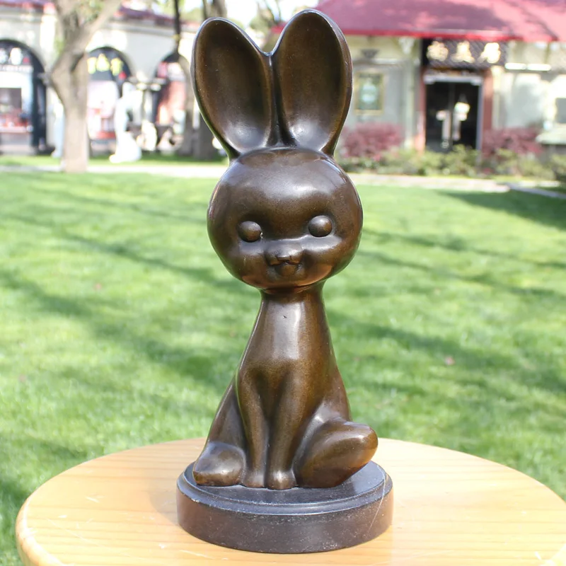 

year of the rabbit Home Furnishing Decor business gifts gift decoration ornaments like copper bronze sroom Art Statue