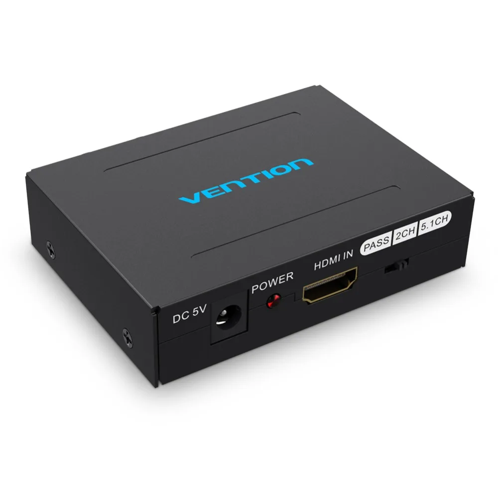 Аудио Сплиттер Vention HDMI 4k в HDMI/оптический TOSLINK SPDIF/RCA|Кабели HDMI| |