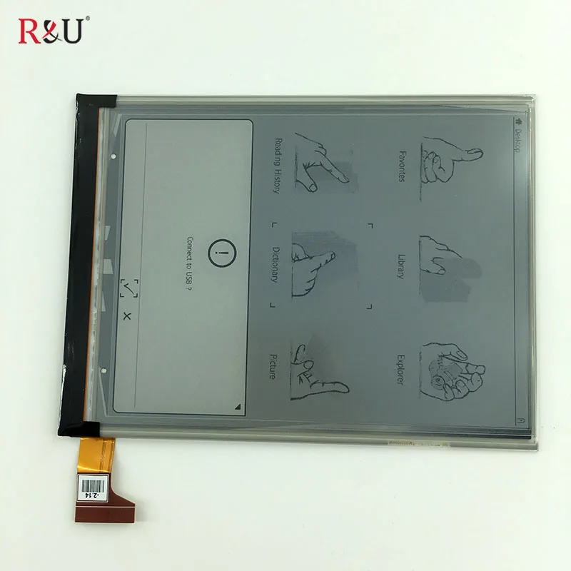 Новый высокое качество 6.8 дюймов ED068oG1 (LF) ЖК-дисплей Экран + подсветкой для Кобо